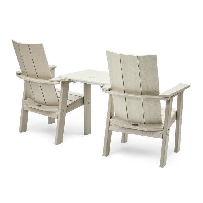 Perfect Choice Furniture Recycled Plastic Classic Tete-A-Tete Connecting Table For Classic and Stanton Lines - LEAD TIME TO SHIP 6 TO 7 WEEKS