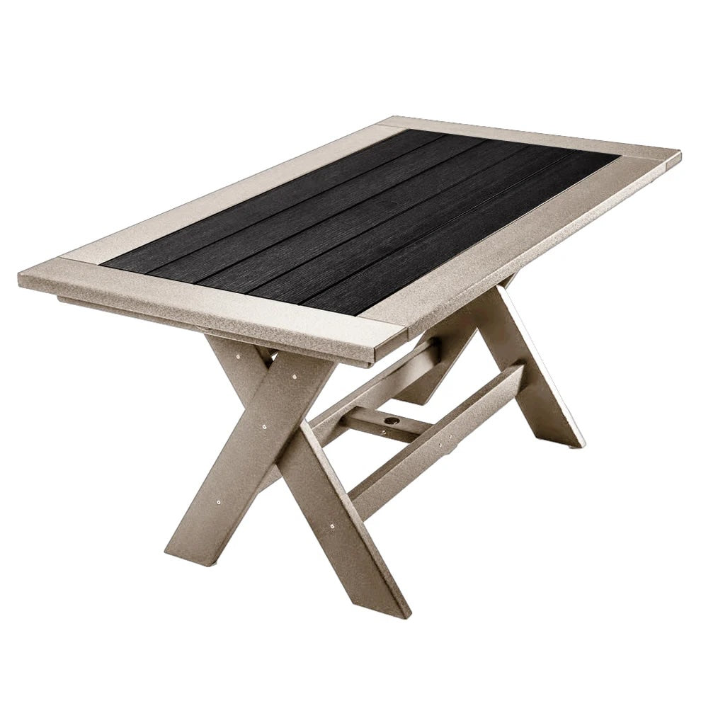 Perfect Choice Furniture Recycled Plastic Stanton  72" Counter Height Table (COUNTER HEIGHT) - LEAD TIME TO SHIP 5 WEEKS OR LESS