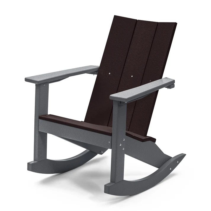 Perfect Choice Furniture Recycled Plastic Stanton Adirondack Rocking Chair - LEAD TIME TO SHIP 4 WEEKS OR LESS