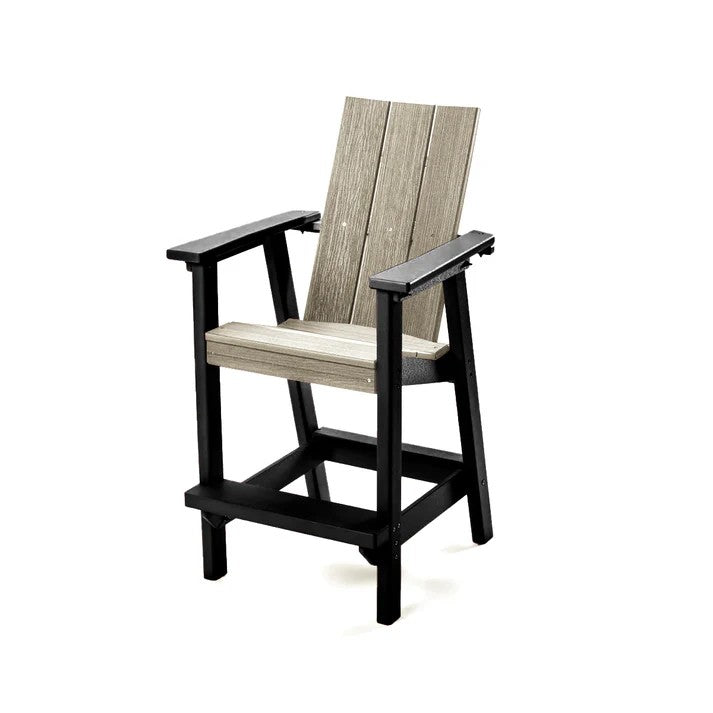 Perfect Choice Furniture Recycled Plastic Stanton Bar Height Arm Chair - LEAD TIME TO SHIP 4 WEEKS OR LESS