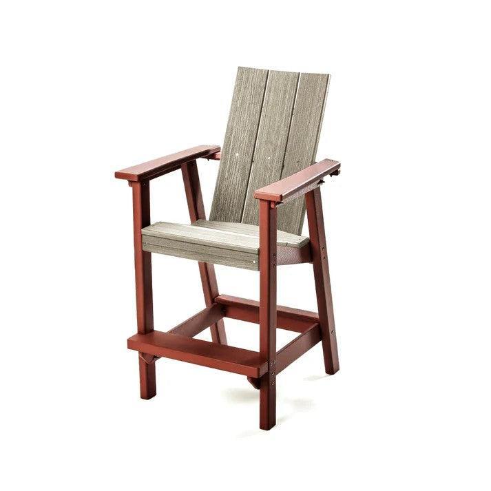 Perfect Choice Furniture Recycled Plastic Stanton Bar Height Arm Chair - LEAD TIME TO SHIP 4 WEEKS OR LESS