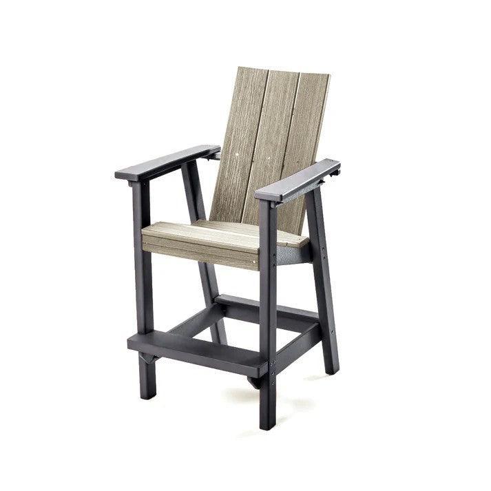 Perfect Choice Furniture Recycled Plastic Stanton Bar Height Arm Chair - LEAD TIME TO SHIP 4 WEEKS OR LESS