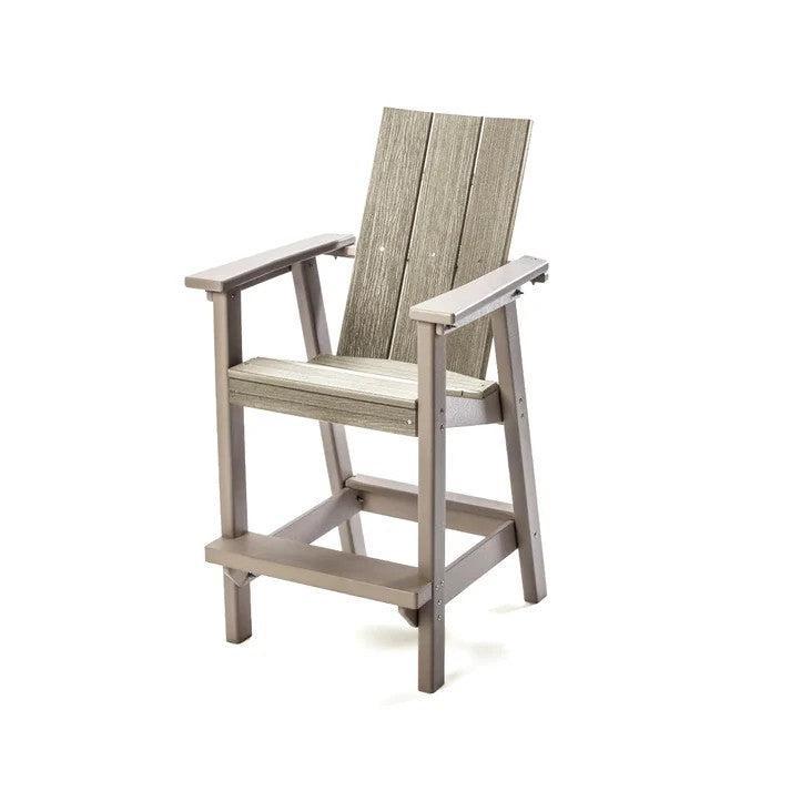 Perfect Choice Furniture Recycled Plastic Stanton Bar Height Arm Chair - LEAD TIME TO SHIP 4 WEEKS OR LESS