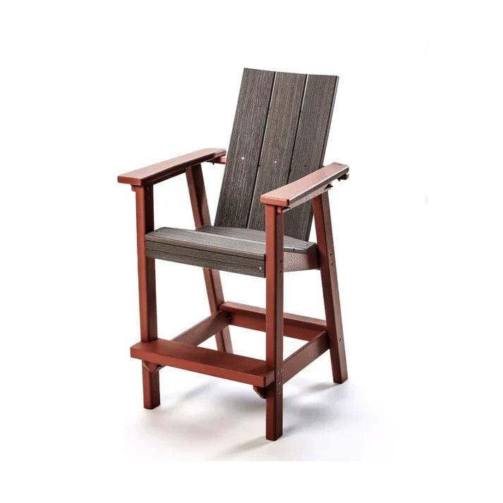 Perfect Choice Furniture Recycled Plastic Stanton Bar Height Arm Chair - LEAD TIME TO SHIP 4 WEEKS OR LESS