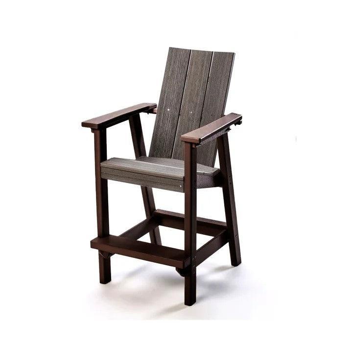 Perfect Choice Furniture Recycled Plastic Stanton Bar Height Arm Chair - LEAD TIME TO SHIP 4 WEEKS OR LESS