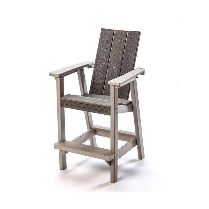 Perfect Choice Furniture Recycled Plastic Stanton Bar Height Arm Chair - LEAD TIME TO SHIP 4 WEEKS OR LESS