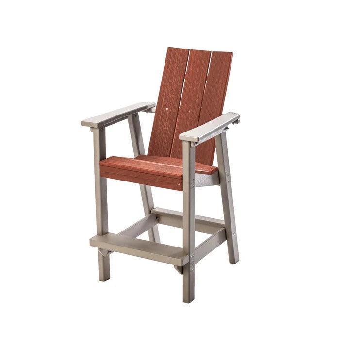 Perfect Choice Furniture Recycled Plastic Stanton Bar Height Arm Chair - LEAD TIME TO SHIP 4 WEEKS OR LESS