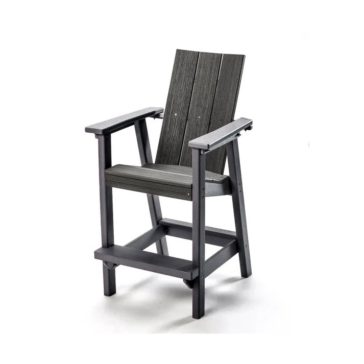 Perfect Choice Furniture Recycled Plastic Stanton Bar Height Arm Chair - LEAD TIME TO SHIP 4 WEEKS OR LESS