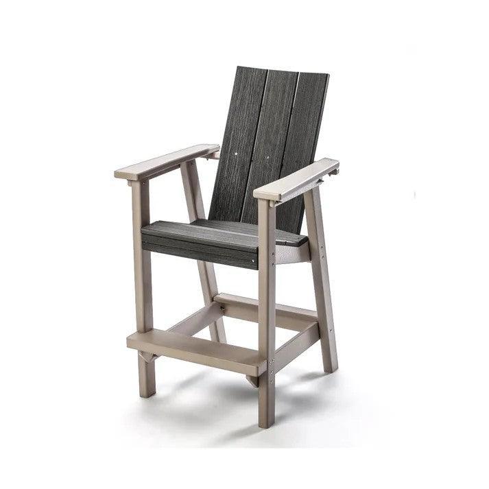Perfect Choice Furniture Recycled Plastic Stanton Bar Height Arm Chair - LEAD TIME TO SHIP 4 WEEKS OR LESS