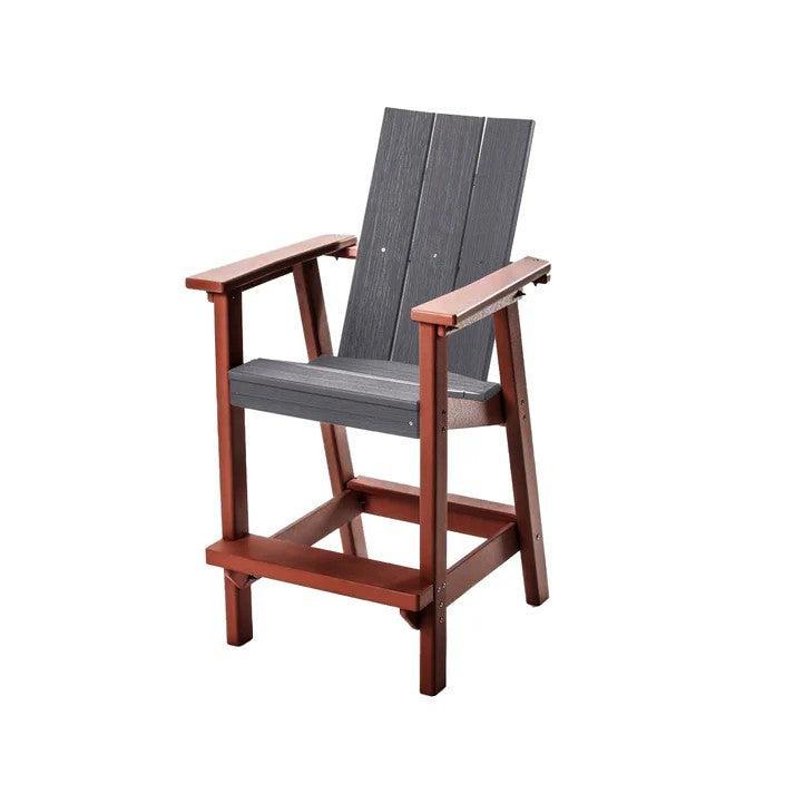 Perfect Choice Furniture Recycled Plastic Stanton Bar Height Arm Chair - LEAD TIME TO SHIP 4 WEEKS OR LESS