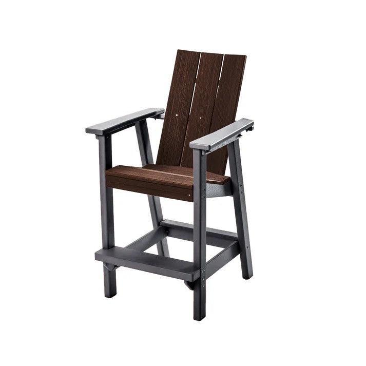 Perfect Choice Furniture Recycled Plastic Stanton Bar Height Arm Chair - LEAD TIME TO SHIP 4 WEEKS OR LESS