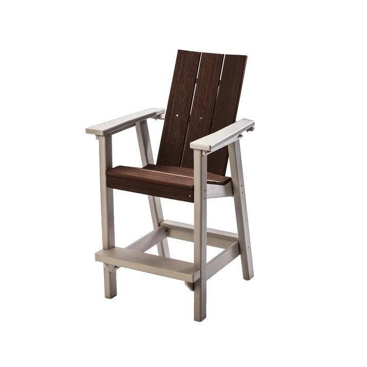 Perfect Choice Furniture Recycled Plastic Stanton Bar Height Arm Chair - LEAD TIME TO SHIP 4 WEEKS OR LESS