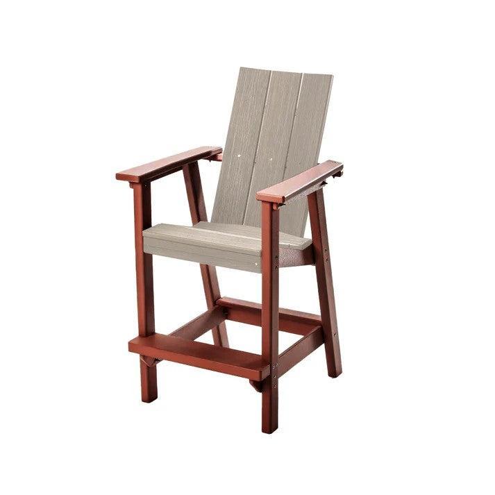 Perfect Choice Furniture Recycled Plastic Stanton Bar Height Arm Chair - LEAD TIME TO SHIP 4 WEEKS OR LESS