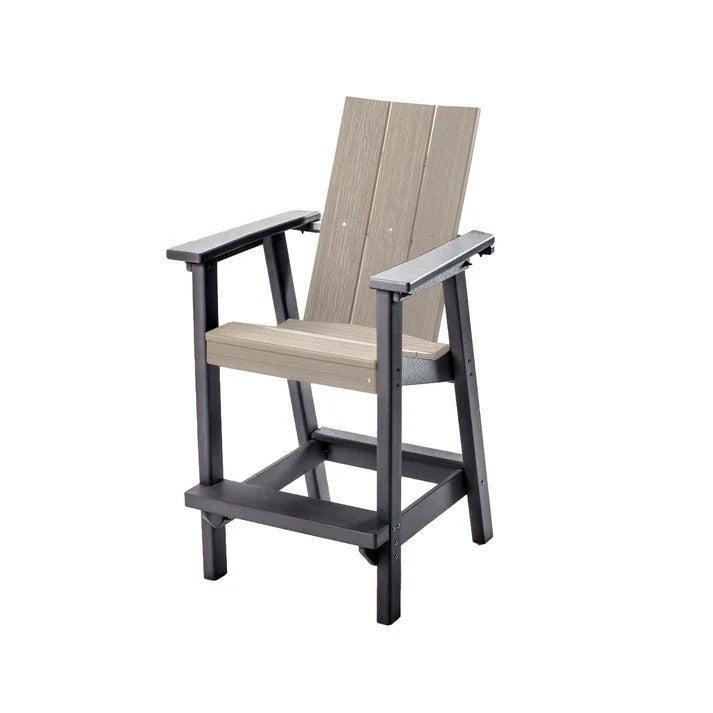 Perfect Choice Furniture Recycled Plastic Stanton Bar Height Arm Chair - LEAD TIME TO SHIP 4 WEEKS OR LESS