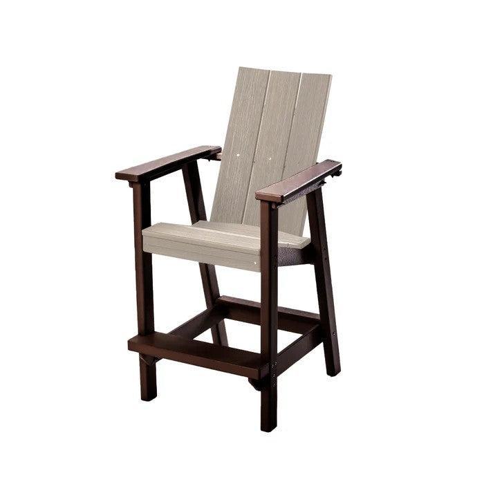Perfect Choice Furniture Recycled Plastic Stanton Bar Height Arm Chair - LEAD TIME TO SHIP 4 WEEKS OR LESS
