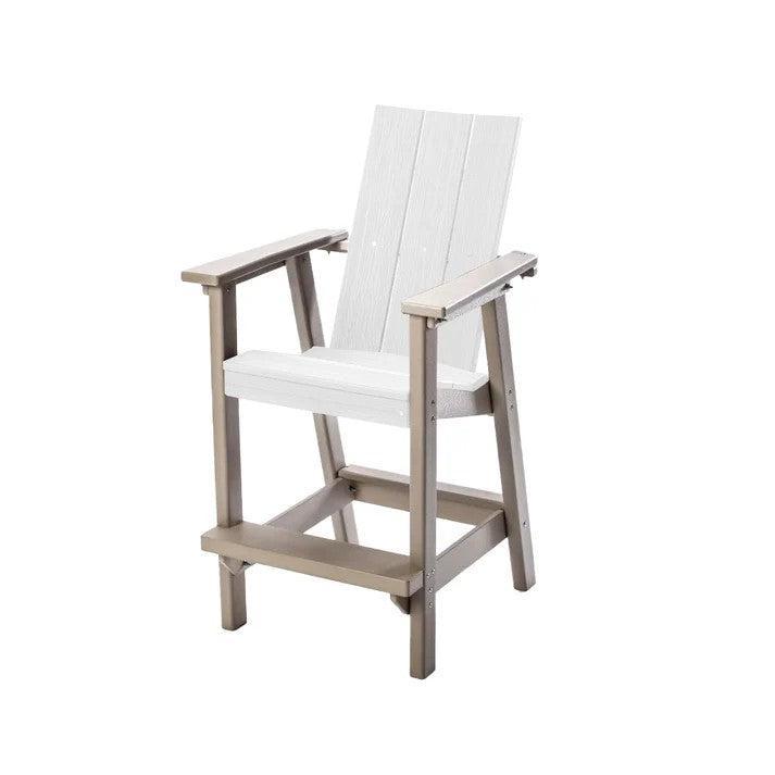 Perfect Choice Furniture Recycled Plastic Stanton Bar Height Arm Chair - LEAD TIME TO SHIP 4 WEEKS OR LESS