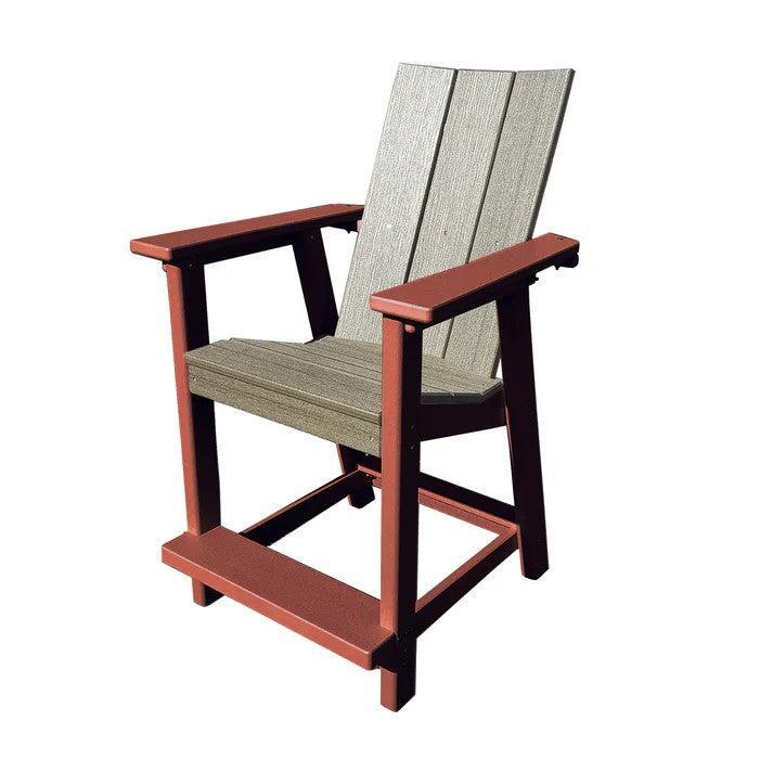 Perfect Choice Furniture Recycled Plastic Stanton Counter Height Arm Chair (COUNTER HEIGHT) - LEAD TIME TO SHIP 6 TO 7 WEEKS