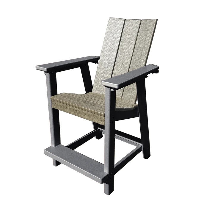 Perfect Choice Furniture Recycled Plastic Stanton Counter Height Arm Chair (COUNTER HEIGHT) - LEAD TIME TO SHIP 6 TO 7 WEEKS