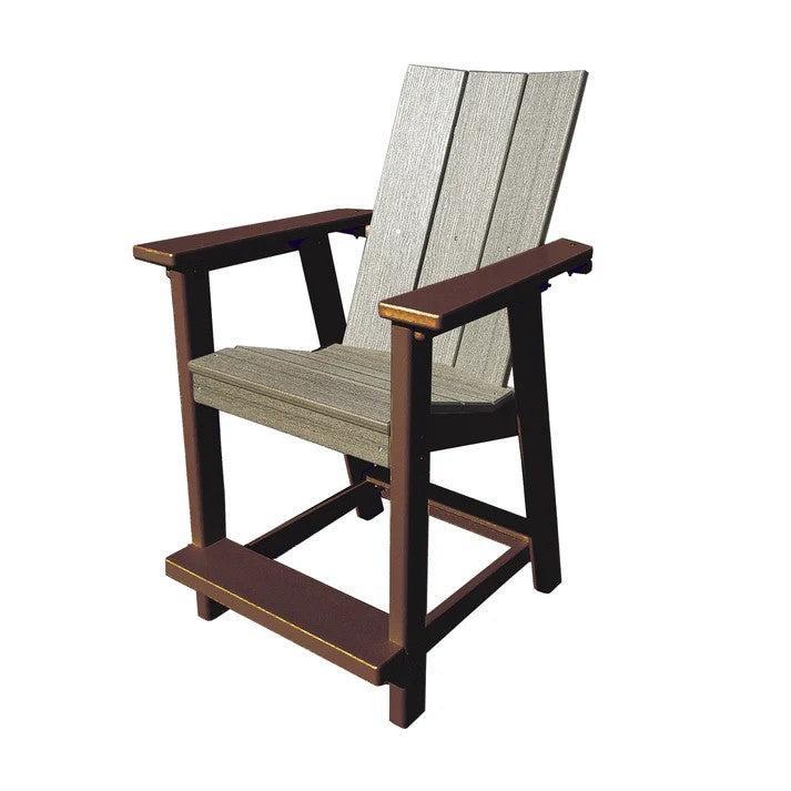 Perfect Choice Furniture Recycled Plastic Stanton Counter Height Arm Chair (COUNTER HEIGHT) - LEAD TIME TO SHIP 6 TO 7 WEEKS