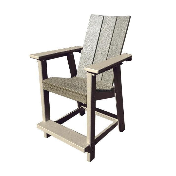 Perfect Choice Furniture Recycled Plastic Stanton Counter Height Arm Chair (COUNTER HEIGHT) - LEAD TIME TO SHIP 6 TO 7 WEEKS