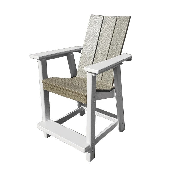 Perfect Choice Furniture Recycled Plastic Stanton Counter Height Arm Chair (COUNTER HEIGHT) - LEAD TIME TO SHIP 6 TO 7 WEEKS