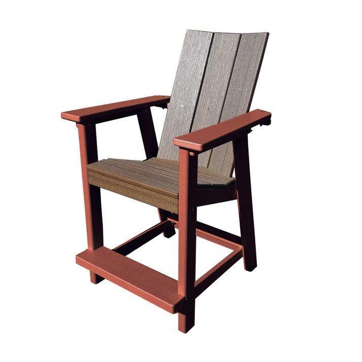 Perfect Choice Furniture Recycled Plastic Stanton Counter Height Arm Chair (COUNTER HEIGHT) - LEAD TIME TO SHIP 6 TO 7 WEEKS