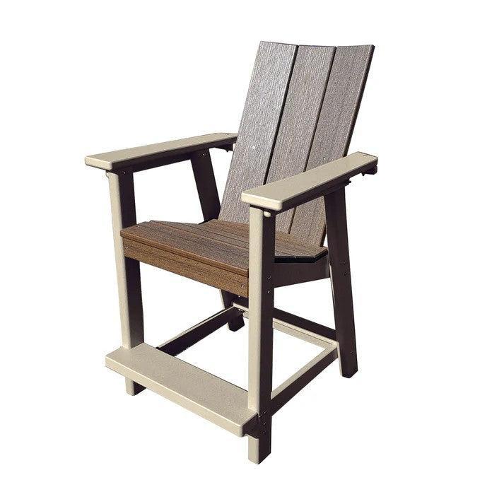 Perfect Choice Furniture Recycled Plastic Stanton Counter Height Arm Chair (COUNTER HEIGHT) - LEAD TIME TO SHIP 6 TO 7 WEEKS