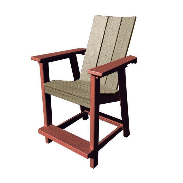 Perfect Choice Furniture Recycled Plastic Stanton Counter Height Arm Chair (COUNTER HEIGHT) - LEAD TIME TO SHIP 6 TO 7 WEEKS