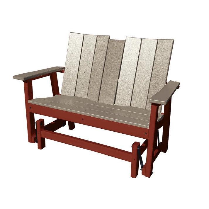 Perfect Choice Furniture Recycled Plastic Stanton Double Glider - LEAD TIME TO SHIP 4 WEEKS OR LESS