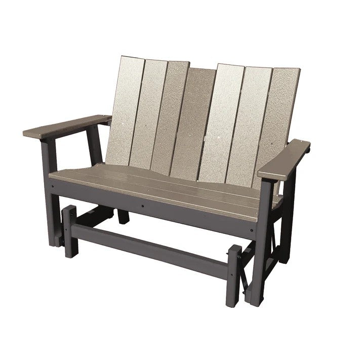 Perfect Choice Furniture Recycled Plastic Stanton Double Glider - LEAD TIME TO SHIP 4 WEEKS OR LESS