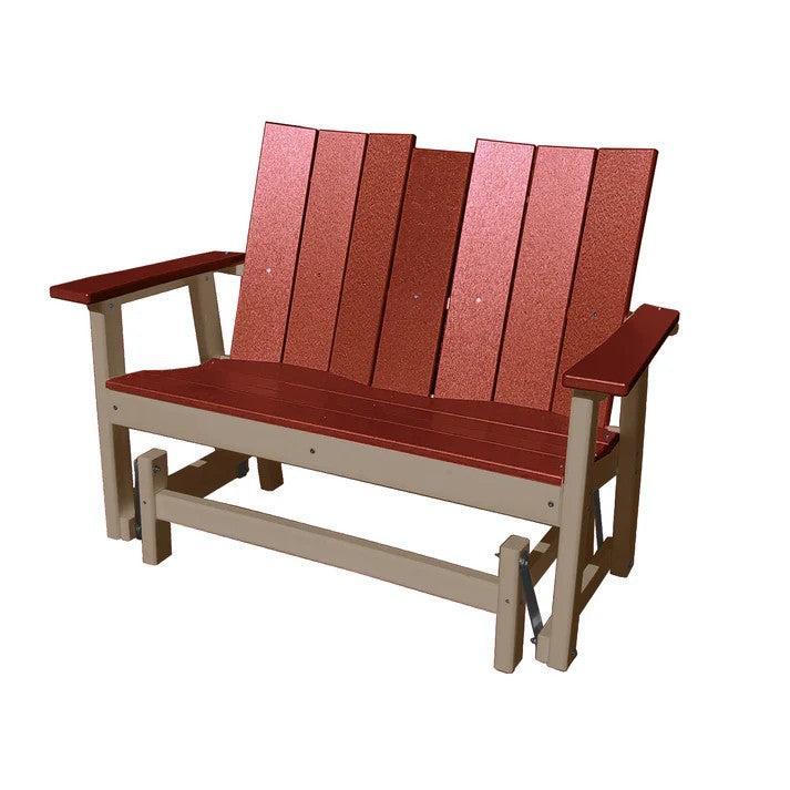 Perfect Choice Furniture Recycled Plastic Stanton Double Glider - LEAD TIME TO SHIP 4 WEEKS OR LESS