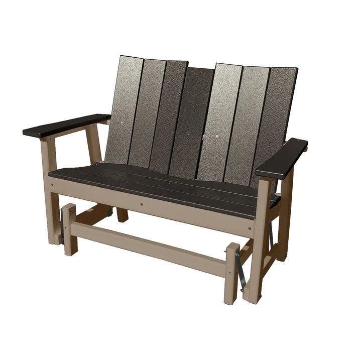 Perfect Choice Furniture Recycled Plastic Stanton Double Glider - LEAD TIME TO SHIP 4 WEEKS OR LESS