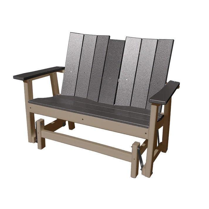 Perfect Choice Furniture Recycled Plastic Stanton Double Glider - LEAD TIME TO SHIP 4 WEEKS OR LESS