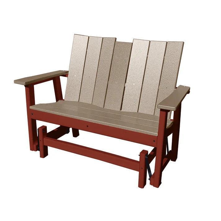 Perfect Choice Furniture Recycled Plastic Stanton Double Glider - LEAD TIME TO SHIP 4 WEEKS OR LESS
