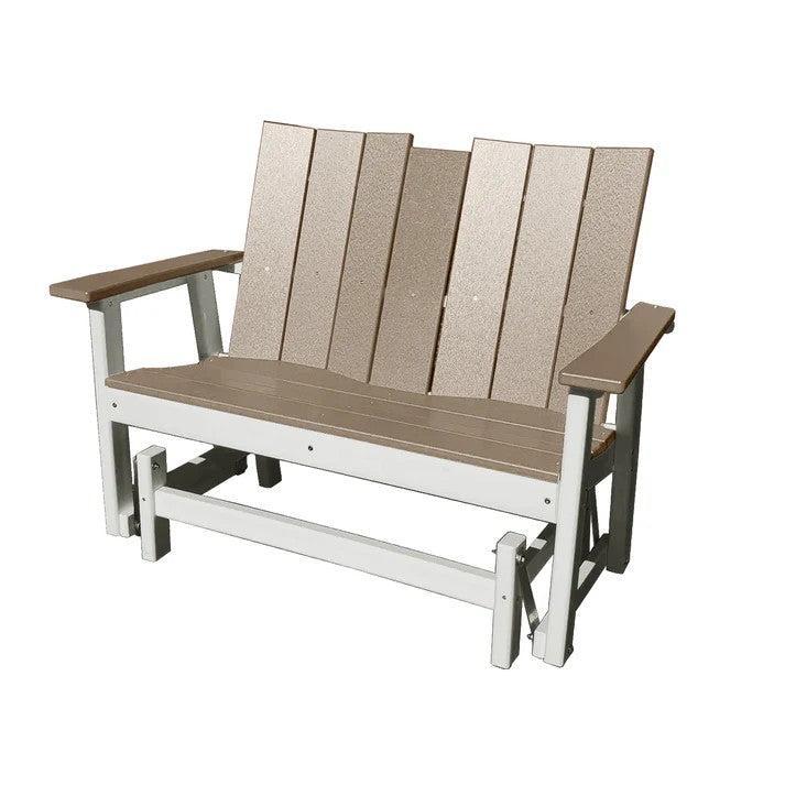 Perfect Choice Furniture Recycled Plastic Stanton Double Glider - LEAD TIME TO SHIP 4 WEEKS OR LESS