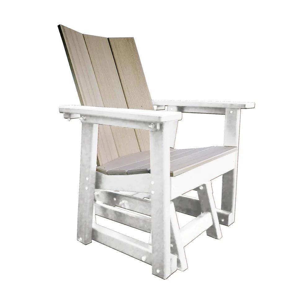 Perfect Choice Furniture Recycled Plastic Stanton Single Glider - LEAD TIME TO SHIP 4 WEEKS OR LESS
