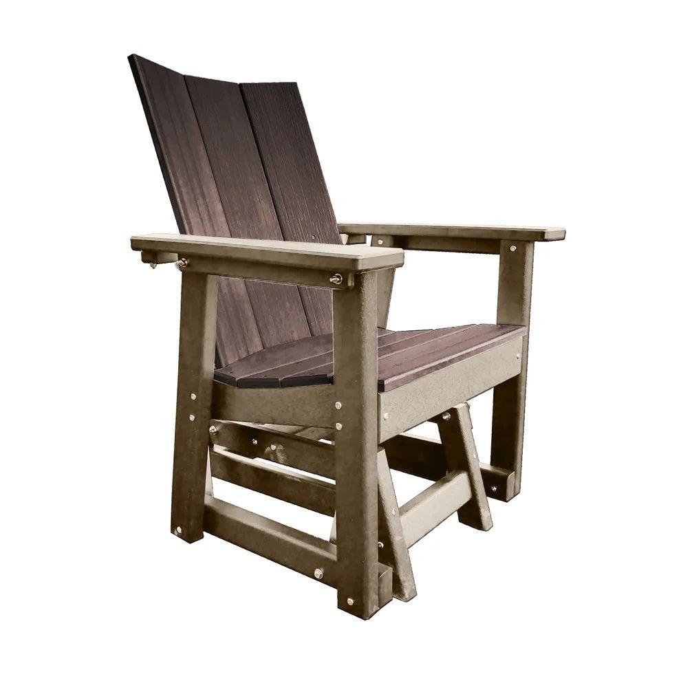 Perfect Choice Furniture Recycled Plastic Stanton Single Glider - LEAD TIME TO SHIP 4 WEEKS OR LESS