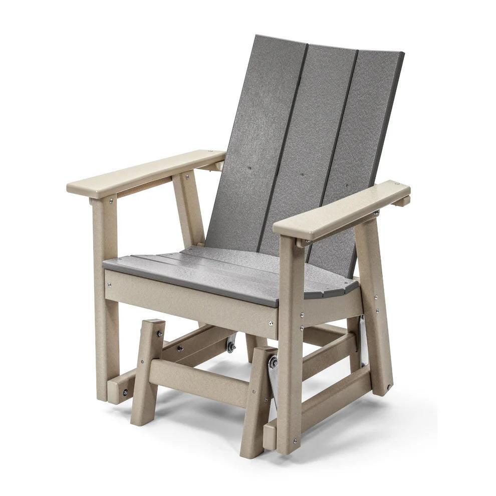 Perfect Choice Furniture Recycled Plastic Stanton Single Glider - LEAD TIME TO SHIP 4 WEEKS OR LESS