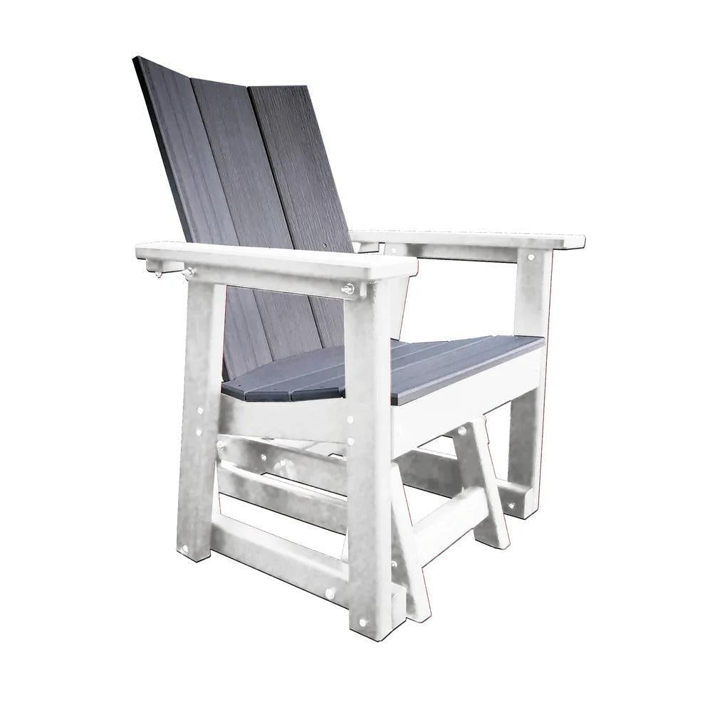Perfect Choice Furniture Recycled Plastic Stanton Single Glider - LEAD TIME TO SHIP 4 WEEKS OR LESS