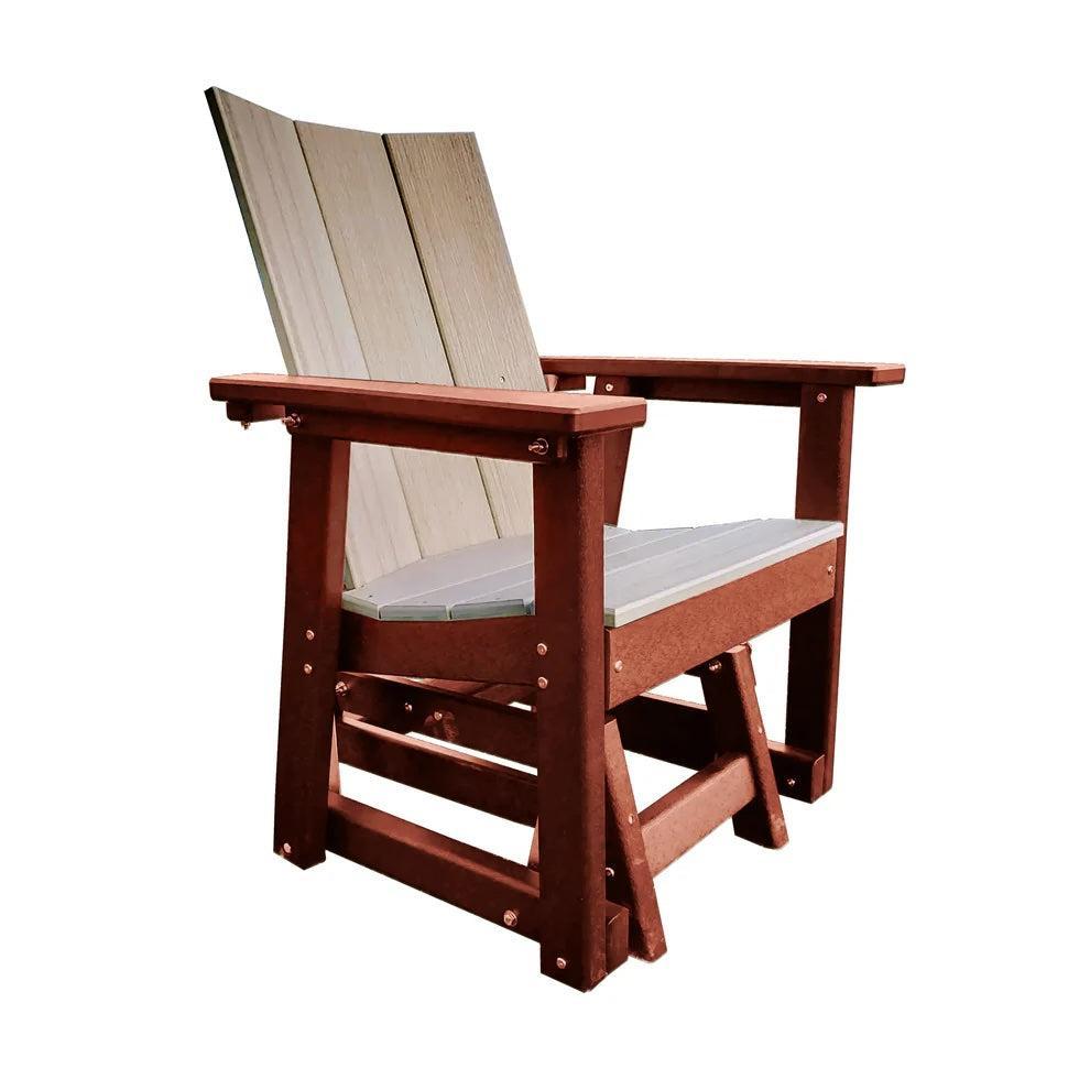 Perfect Choice Furniture Recycled Plastic Stanton Single Glider - LEAD TIME TO SHIP 4 WEEKS OR LESS