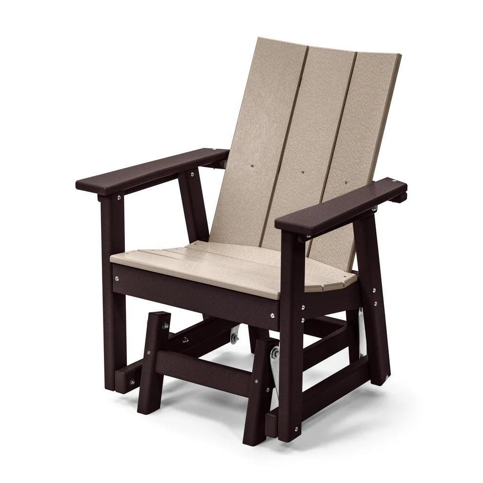 Perfect Choice Furniture Recycled Plastic Stanton Single Glider - LEAD TIME TO SHIP 4 WEEKS OR LESS
