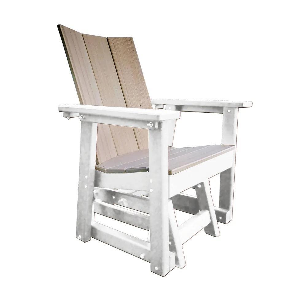 Perfect Choice Furniture Recycled Plastic Stanton Single Glider - LEAD TIME TO SHIP 4 WEEKS OR LESS