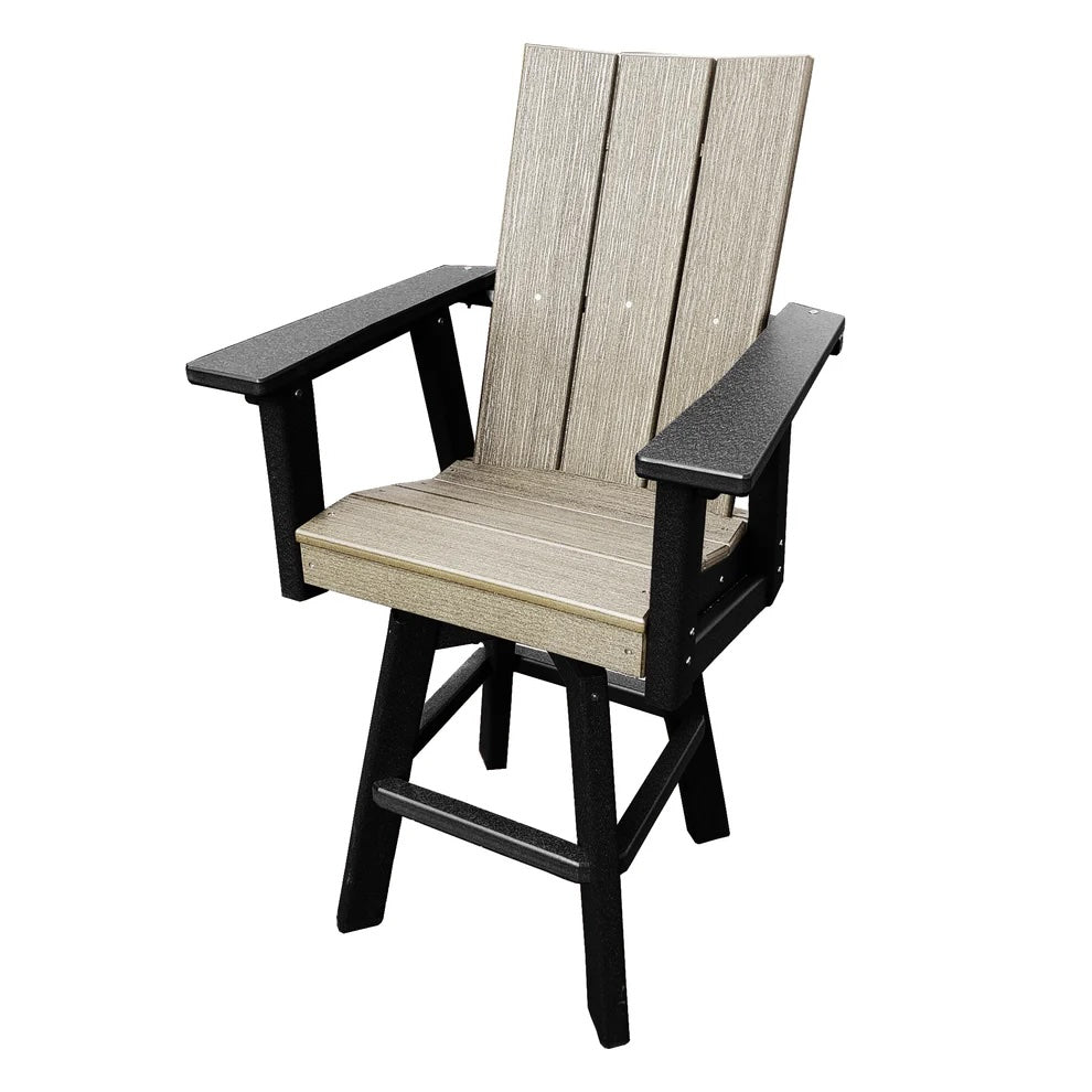 Perfect Choice Furniture Recycled Plastic Stanton Swivel Arm Chair (BAR HEIGHT) - LEAD TIME TO SHIP 5 WEEKS OR LESS