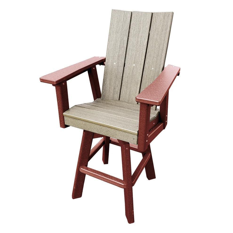 Perfect Choice Furniture Recycled Plastic Stanton Swivel Arm Chair (BAR HEIGHT) - LEAD TIME TO SHIP 5 WEEKS OR LESS