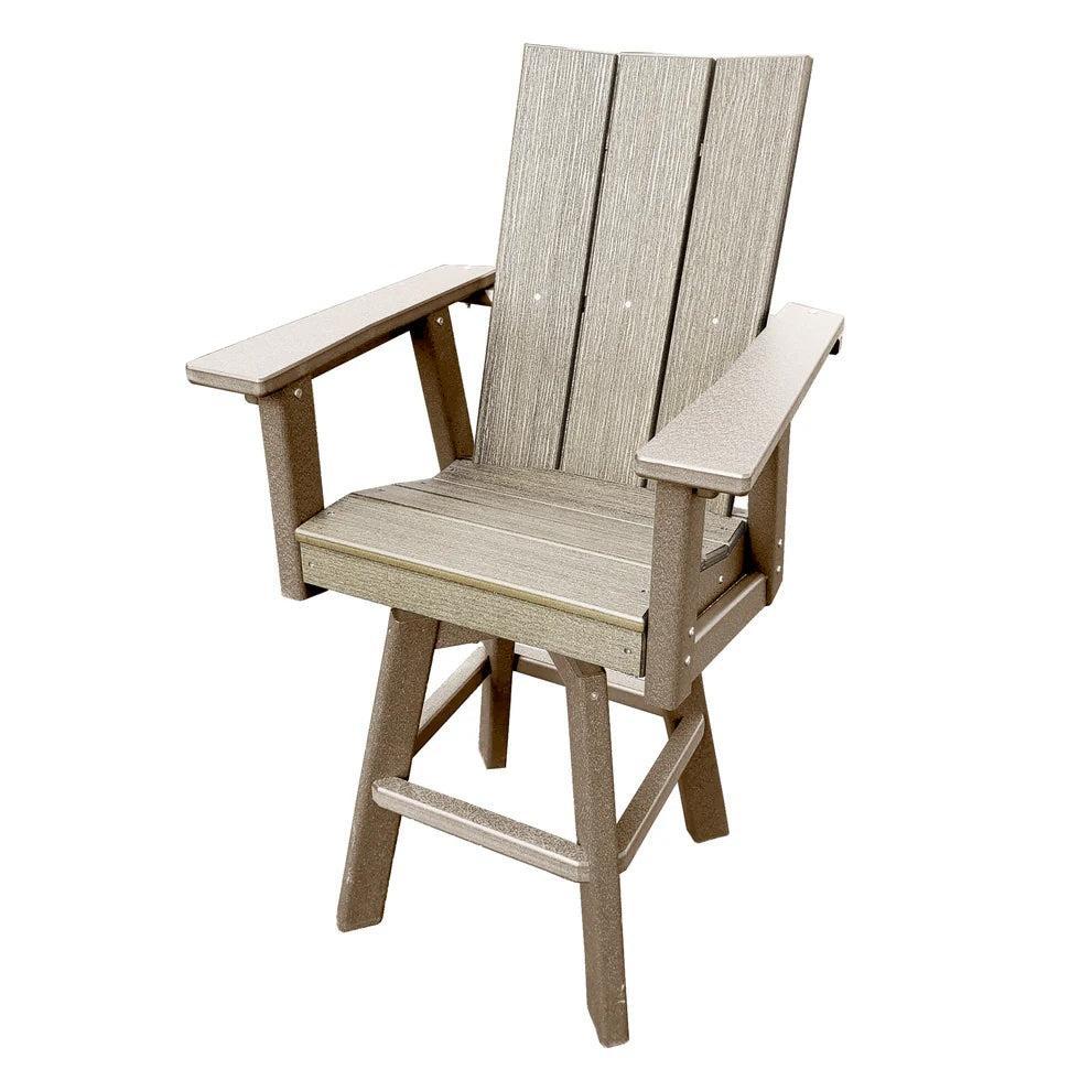 Perfect Choice Furniture Recycled Plastic Stanton Swivel Arm Chair (BAR HEIGHT) - LEAD TIME TO SHIP 5 WEEKS OR LESS
