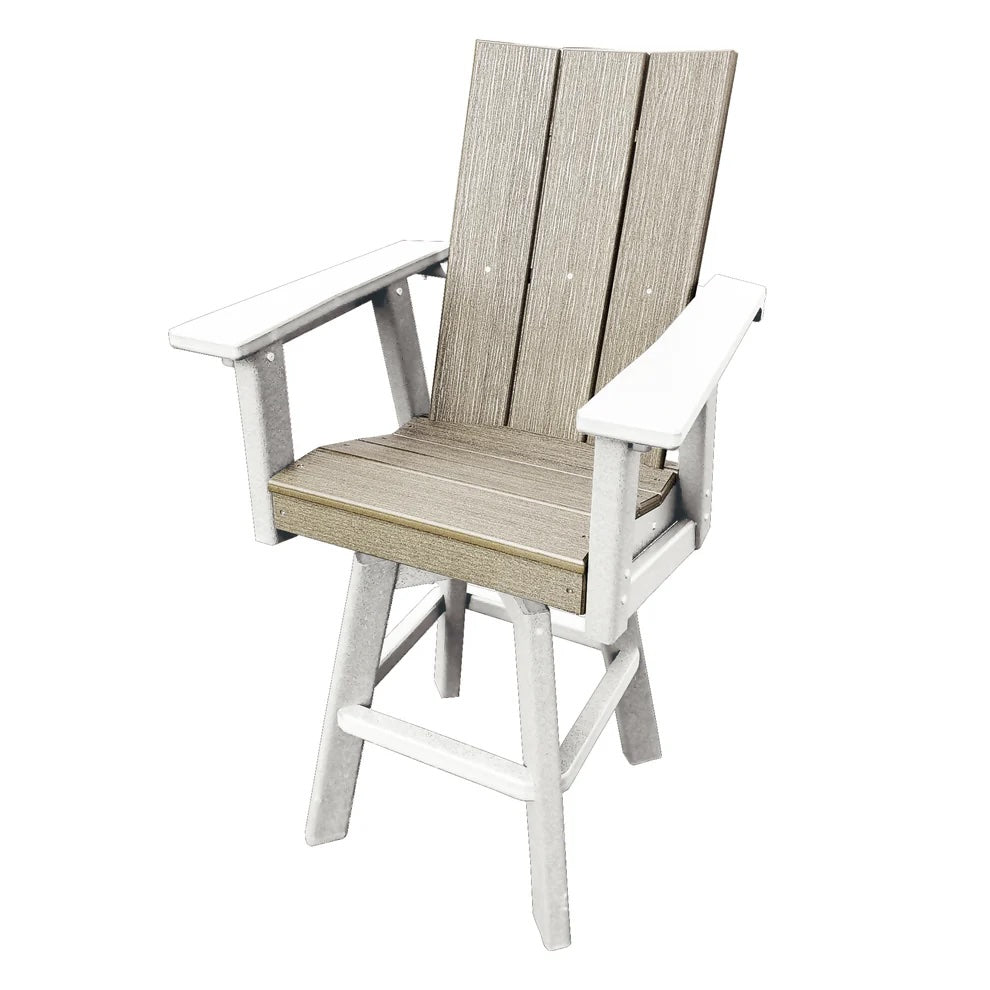 Perfect Choice Furniture Recycled Plastic Stanton Swivel Arm Chair (BAR HEIGHT) - LEAD TIME TO SHIP 5 WEEKS OR LESS