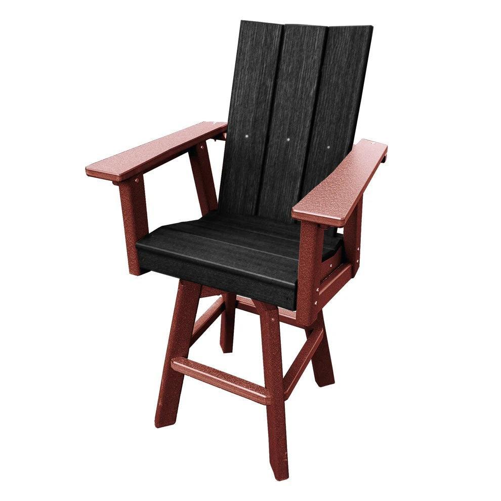 Perfect Choice Furniture Recycled Plastic Stanton Swivel Arm Chair (BAR HEIGHT) - LEAD TIME TO SHIP 5 WEEKS OR LESS
