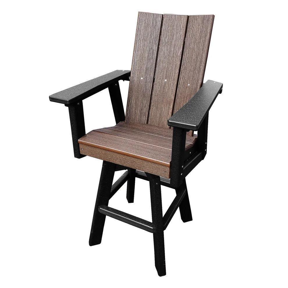 Perfect Choice Furniture Recycled Plastic Stanton Swivel Arm Chair (BAR HEIGHT) - LEAD TIME TO SHIP 5 WEEKS OR LESS