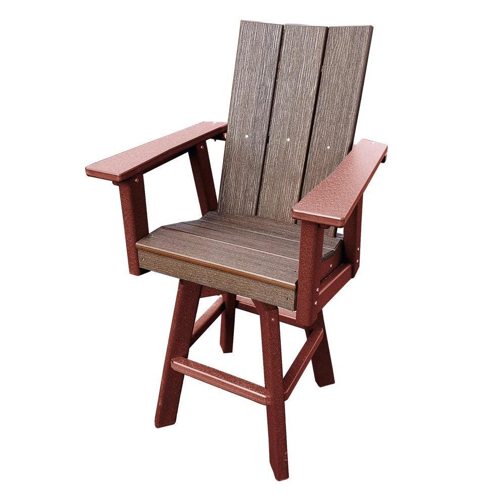 Perfect Choice Furniture Recycled Plastic Stanton Swivel Arm Chair (BAR HEIGHT) - LEAD TIME TO SHIP 5 WEEKS OR LESS