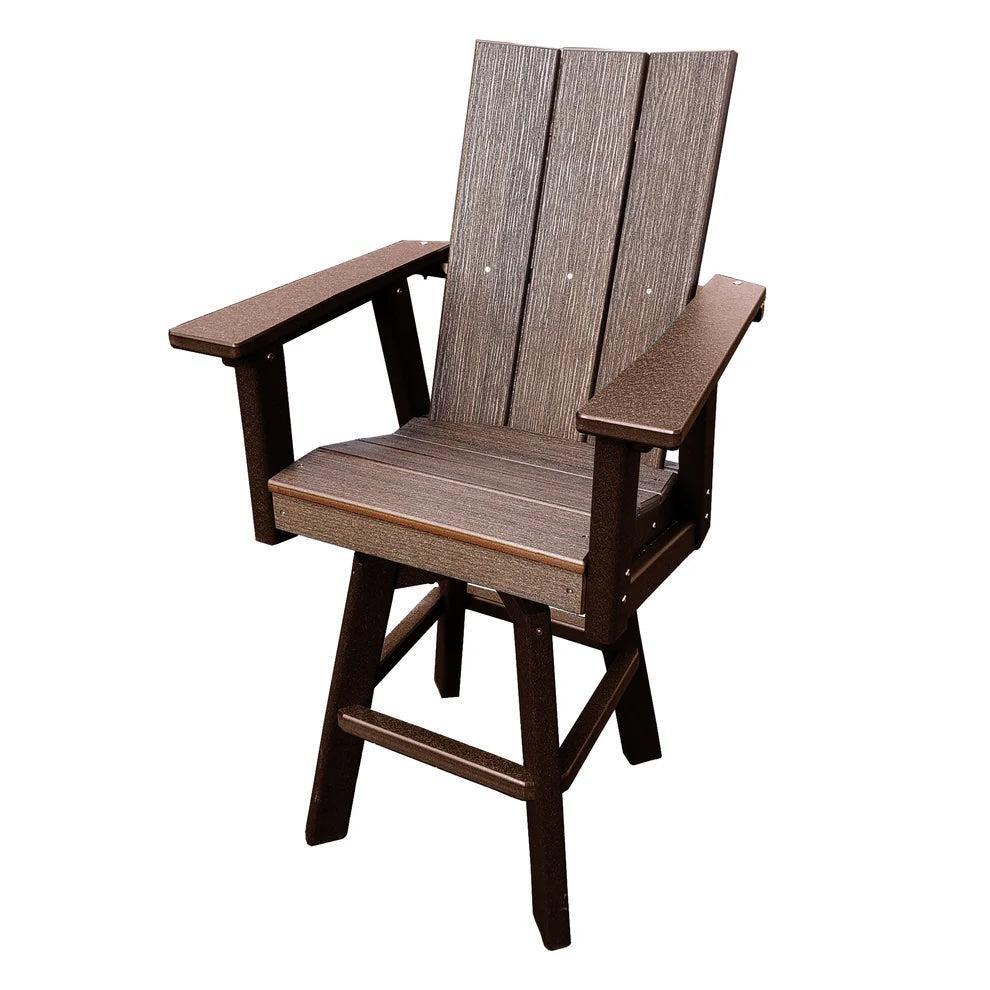 Perfect Choice Furniture Recycled Plastic Stanton Swivel Arm Chair (BAR HEIGHT) - LEAD TIME TO SHIP 5 WEEKS OR LESS